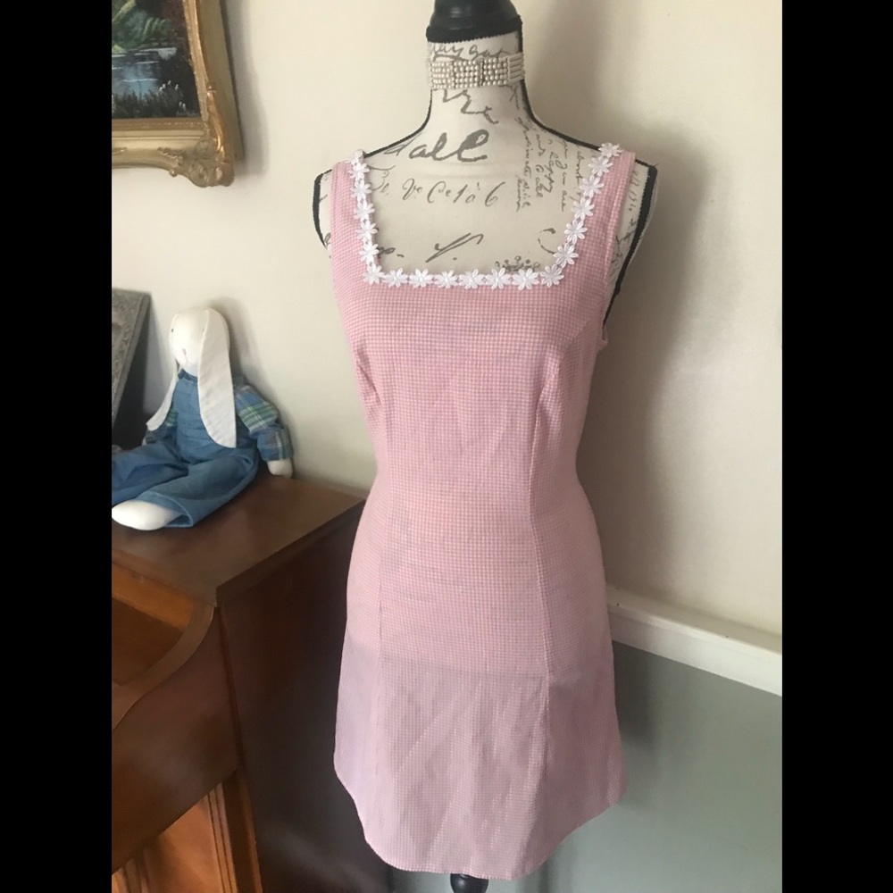 Women’s Sweetheart Square Neck Sleeveless Dress M